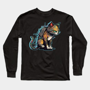 Cyber Kitty T-Shirt 5 Long Sleeve T-Shirt